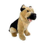 Sargeant German Shepherd plush sitting angle view