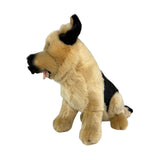 Sargeant German Shepherd plush sitting angle view