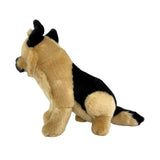 Sargeant German Shepherd plush sitting side view