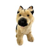 Sargeant German Shepherd plush sitting front view