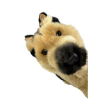 Sargeant German Shepherd plush close up face