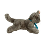 Sasha Russian Blue kitten plush floppy side view
