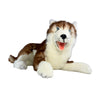 Scarlet Husky plush toy lying front view