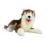Scarlet Husky plush toy lying front view