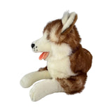 Scarlet Husky plush toy lying front view
