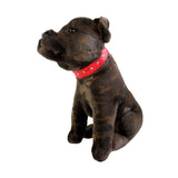 Scooter Staffy plush toy sitting