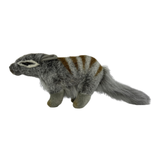 Plush toy resembling a Numbat on a white background