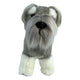 Sherlock Schnauzer plush toy standing front view