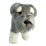 Sherlock Schnauzer plush toy standing front view