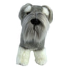 Sherlock Schnauzer plush toy standing front view