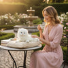 Snowflake (Persian Cat - 38cm lying, white)
