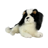 Snuggles Cavalier King Charles plush toy lying