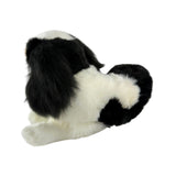 Snuggles Cavalier King Charles plush toy lying