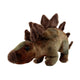 handmade, high quality-made Stegosaurus dinosaur soft stuffed plush toy.
