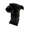 Black Staffy golf club head cover