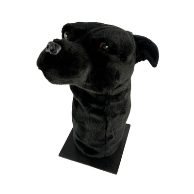 Staffy Golf Cover, black