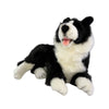 Starsky Border Collie plush toy lying