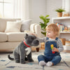 Storm - Staffy - 32cm sitting, grey