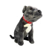 Storm - Staffy - 32cm sitting, grey