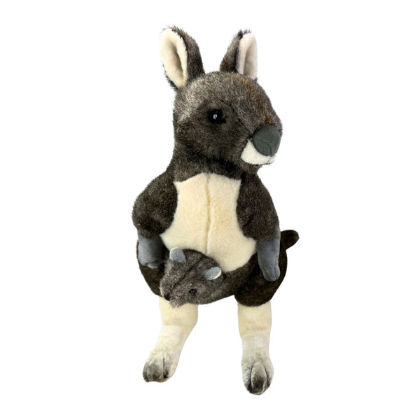 Tess - Kangaroo with baby - 34 cm