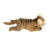 Plush thylacine toy on a white background