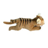 Plush thylacine toy on a white background