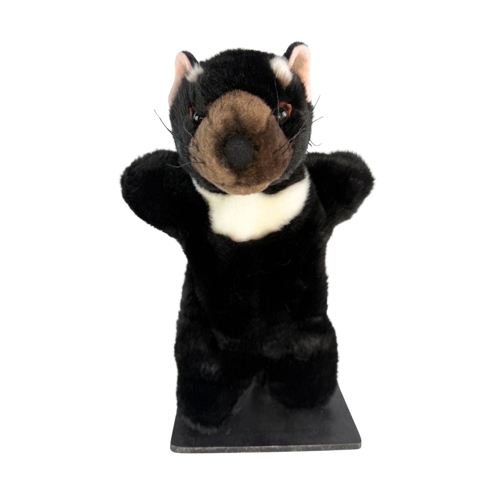 Tiggy Tasmanian Devil hand puppet front view