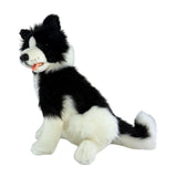 Tommy Border Collie plush toy sitting side view