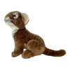 brown tiger realistic soft plush toy