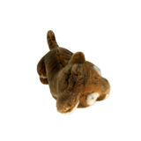 Tony tiger plush toy sitting top view