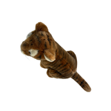 Tony tiger plush toy sitting top view