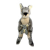 Trudy - Kangaroo with joey - 40cm, grey