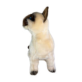Tulip Siamese cat plush toy sitting front view