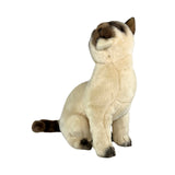 Tulip Siamese cat plush toy sitting