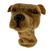 Staffy Golf Cover, brown