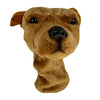 Staffy Golf Cover, brown