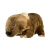 Wallis wombat plush toy with satin pocket