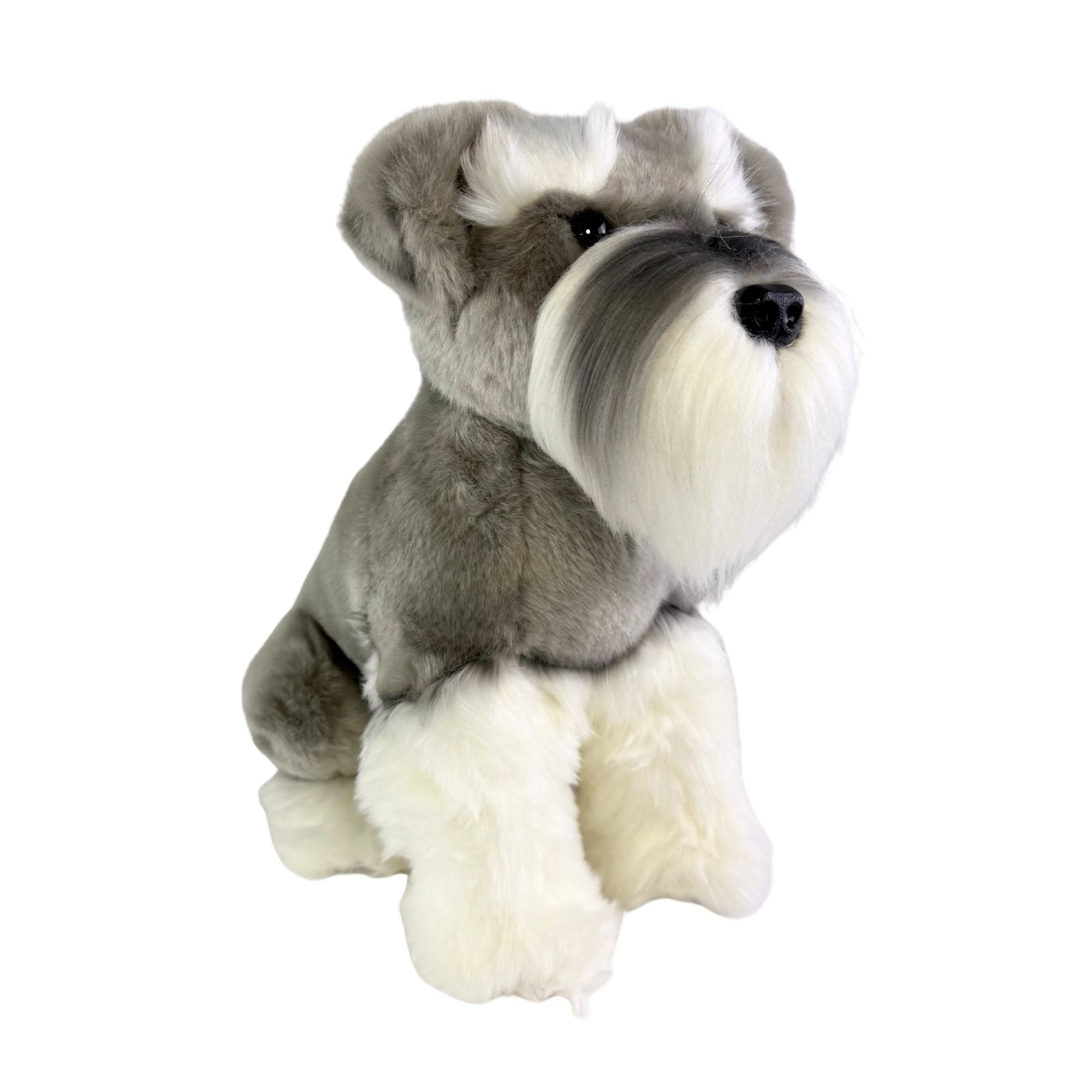 Watson Schnauzer plush toy sitting