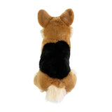 Windsor Welsh Corgi plush toy sitting back view