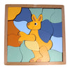Wooden Block Puzzle Kangaroo