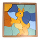 Wooden Block Puzzle Kangaroo