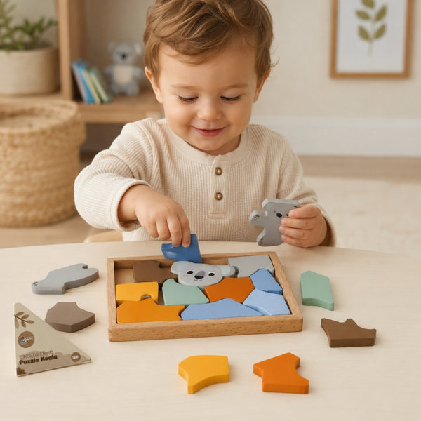 Bocchetta Wooden Block Puzzle Koala