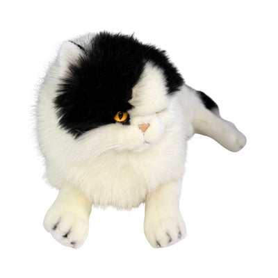 Woodrow (Piebald Cat - 38cm lying, black & white)