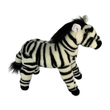 Zara zebra plush toy side view
