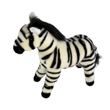 Zara zebra plush toy side view