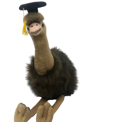 Gradhat Penny With Graduation Hat (Emu - 25cm sitting)